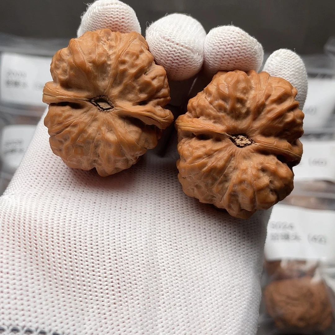 断***片把件文玩核桃蛤蟆头