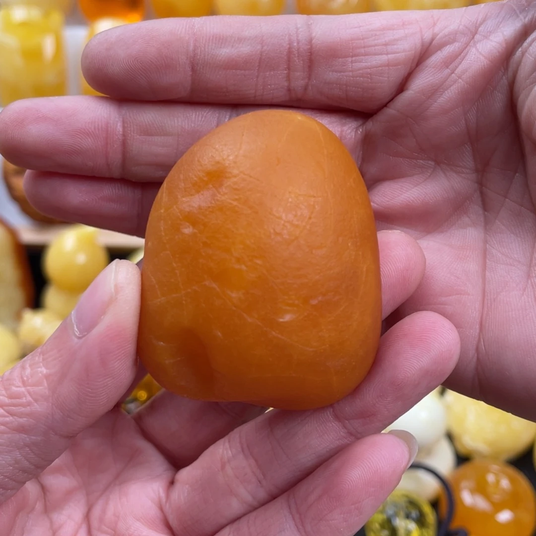 蜜蜡项链未镶嵌珊***?34.5克