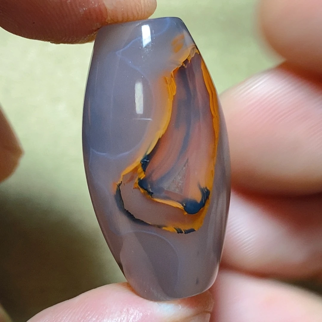 未镶嵌颈饰玛瑙/玉髓放**刀