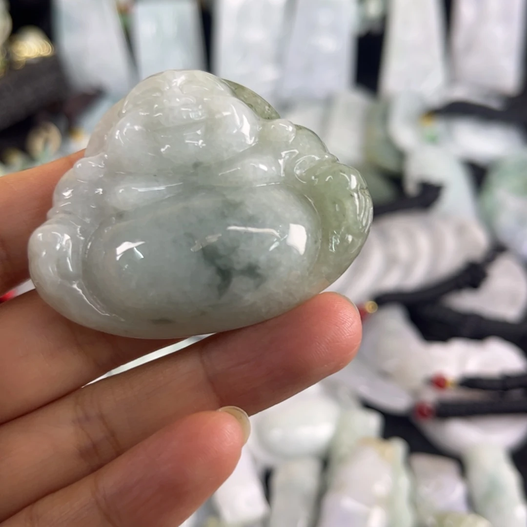 翡翠未镶嵌吊坠(不含链)瑕疵