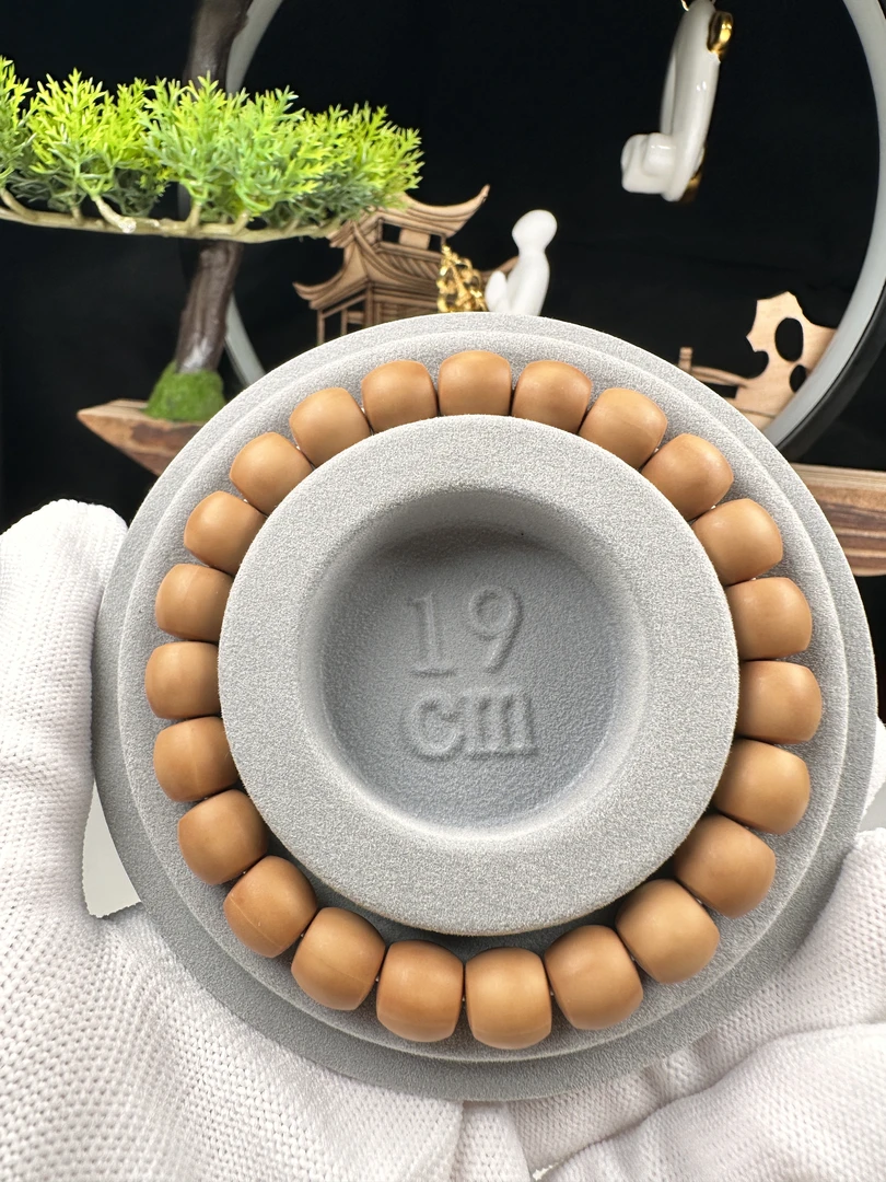 【一休猴头】微瑕直切原皮原色猴头手串正宗猴头手串文玩