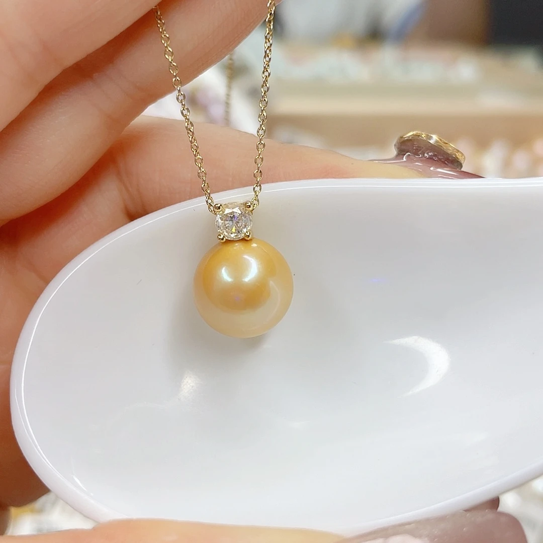 淡水珍珠未镶嵌吊坠(赠链)