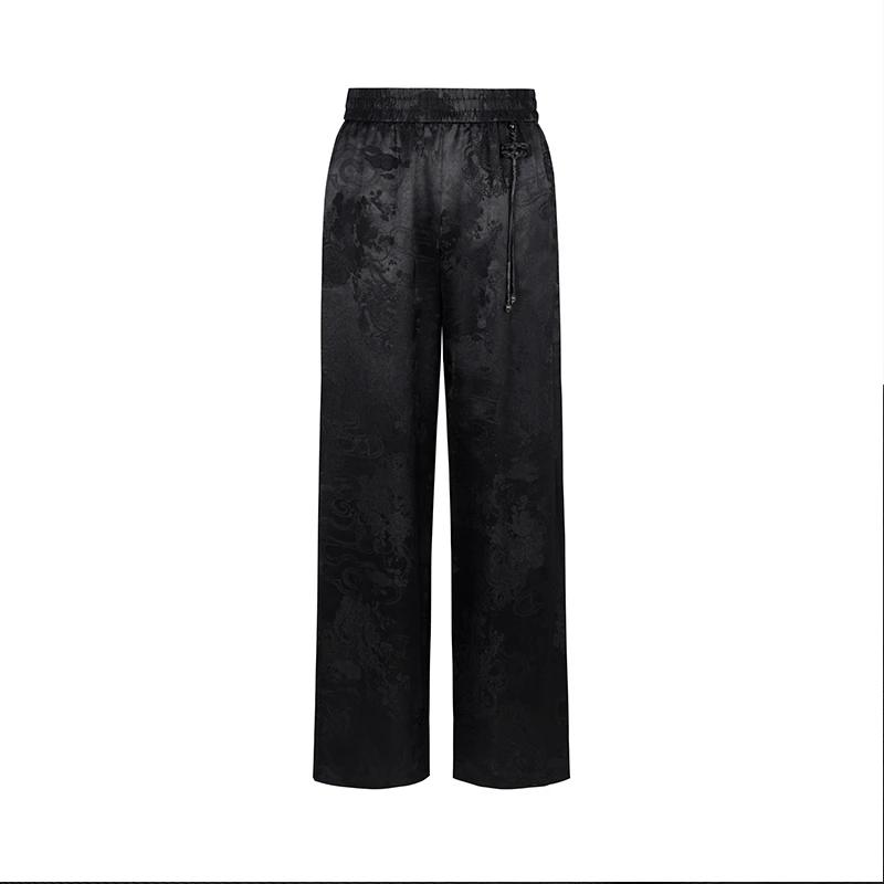 【丽公主】商场同款秋季新品提花阔腿裤N207B43496B