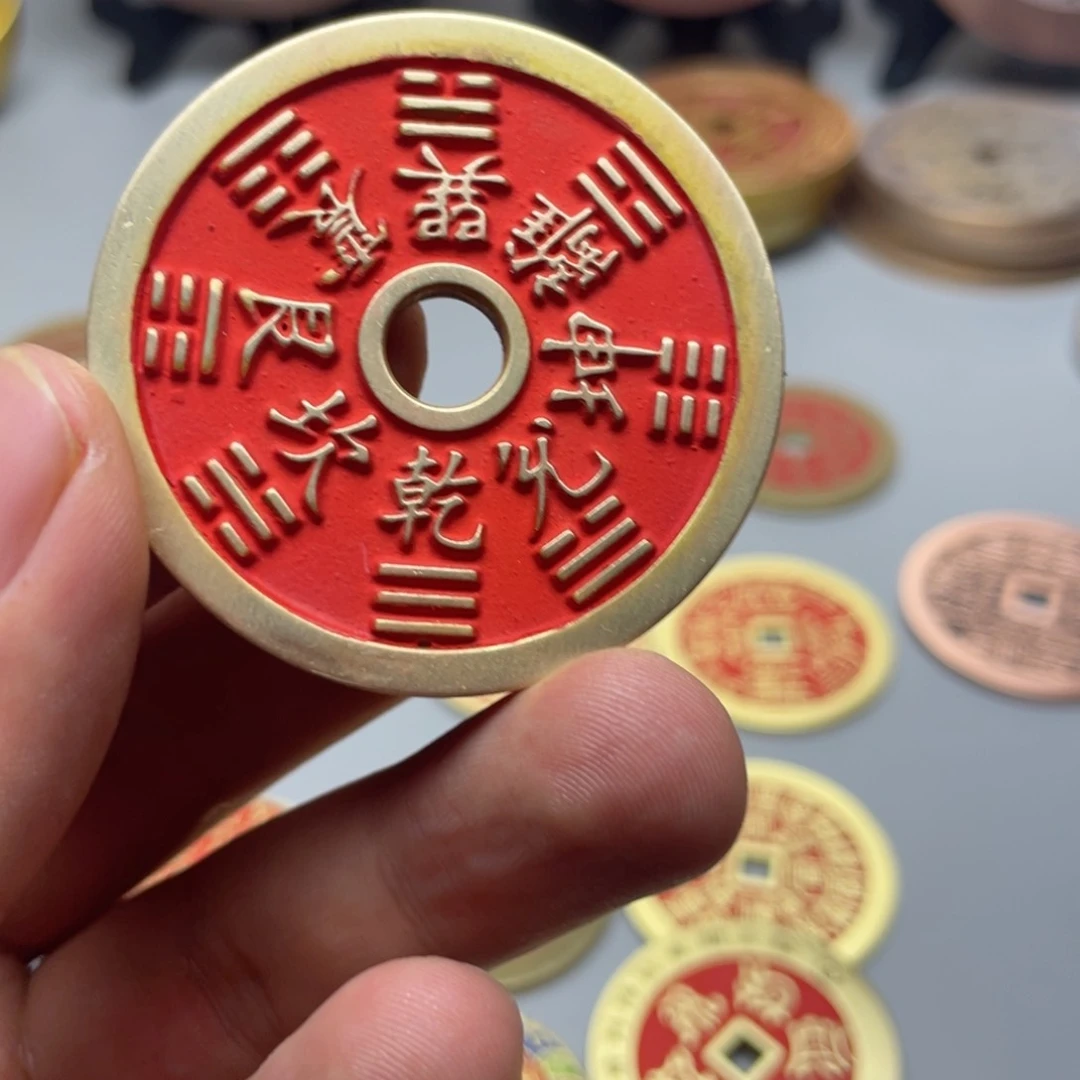 铜现代仿制工艺文创铜币