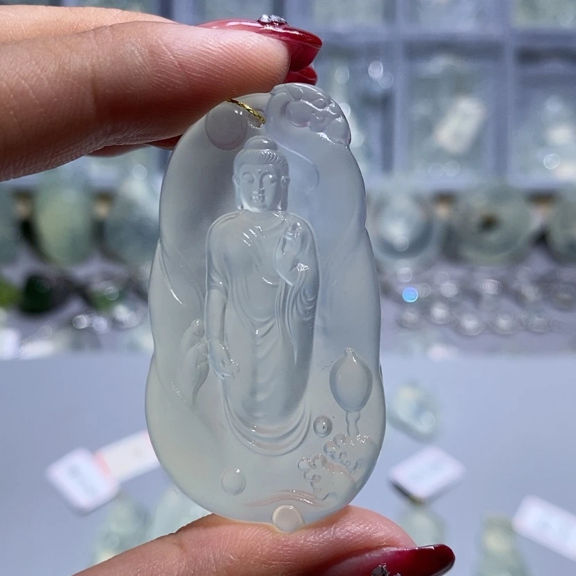 【闪购商品】岫玉颈饰未镶嵌S****0阿弥陀佛
