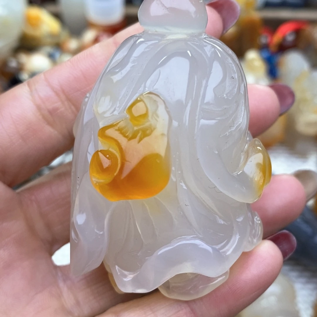 玛瑙/玉髓把件未镶嵌