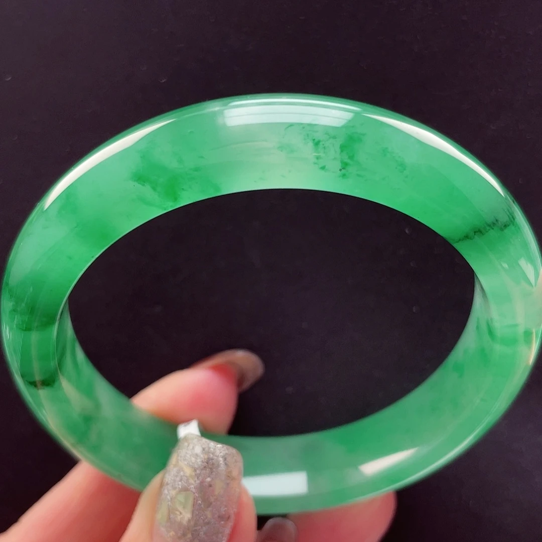 石英质玉未镶嵌手镯55-56