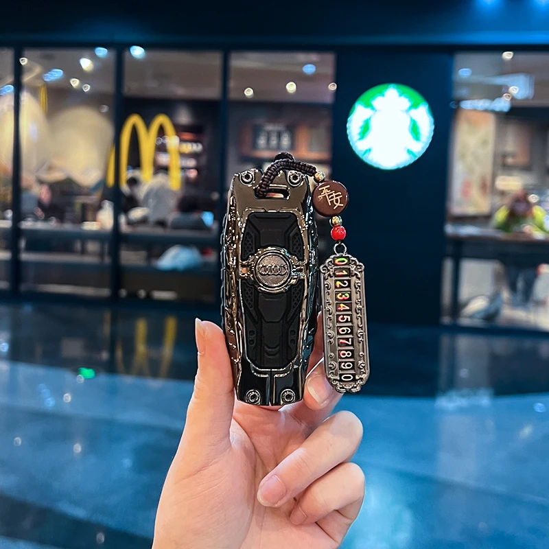 奥迪a6l钥匙套2025新款a4l男士q5l汽车a3专用q3扣a7高级感a8壳包