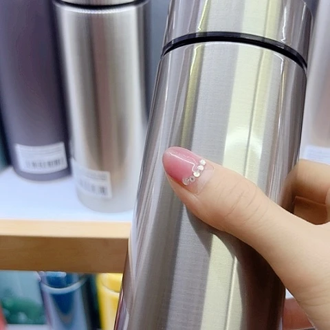 万象保温杯J104S，550毫升➕杯套