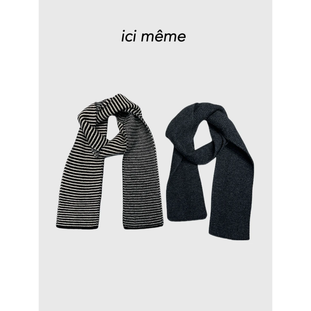 【ici même】24冬羊毛围巾R8315
