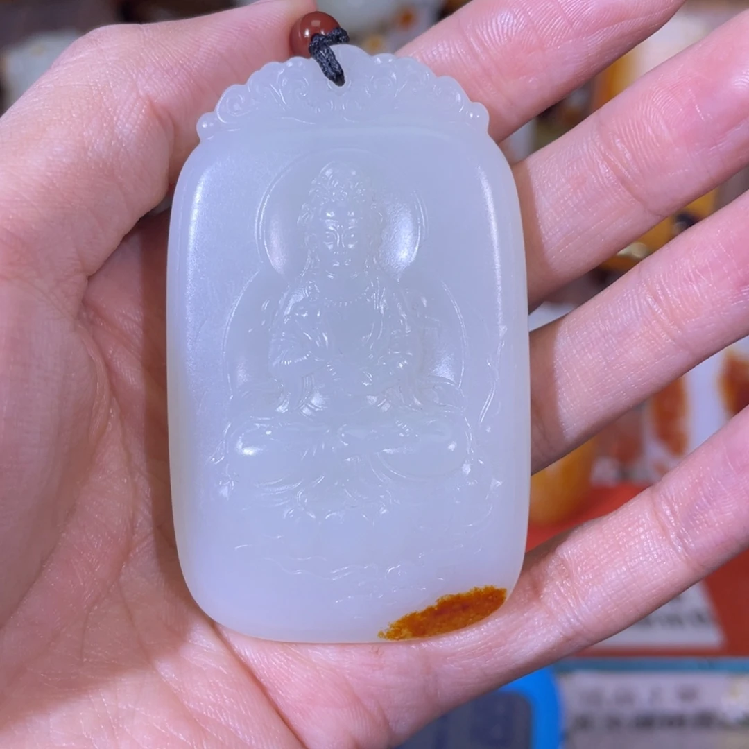 随***。和田玉未镶嵌挂件