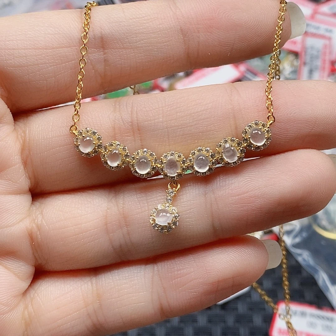 翡翠银S925镶嵌戒指