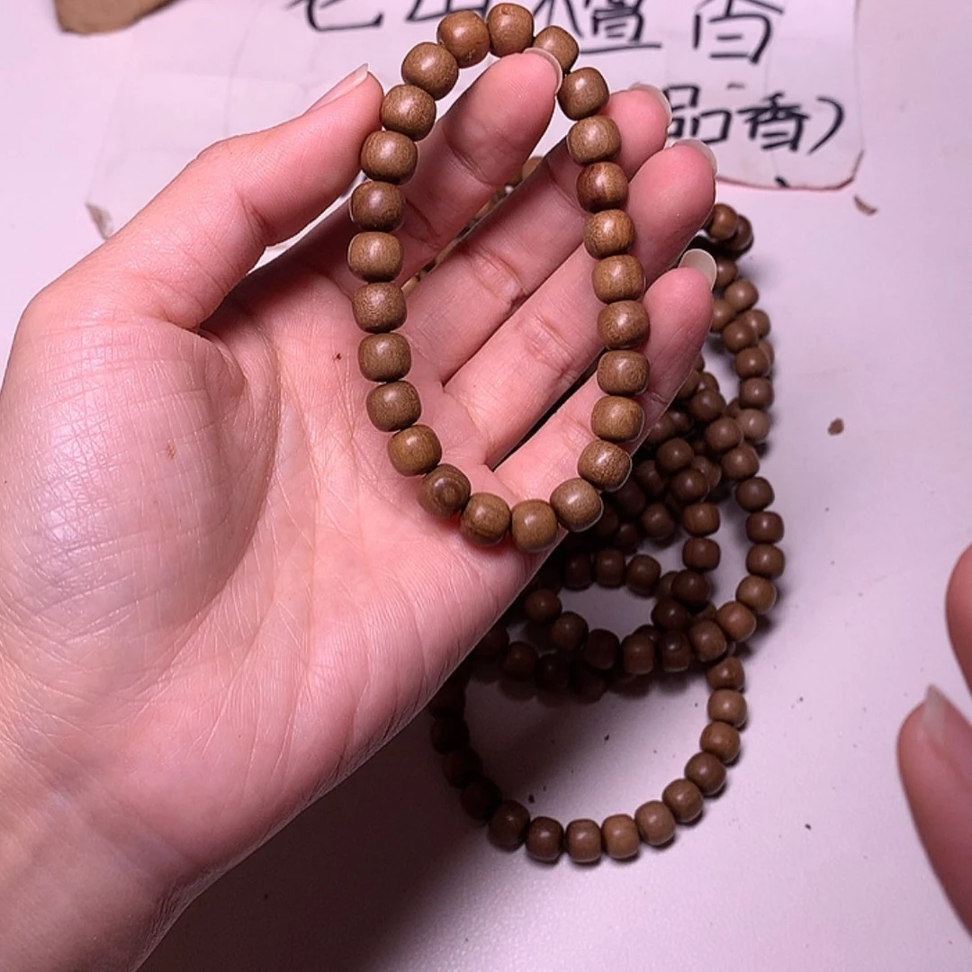 【闪购商品】檀香木手串/手链檀香7/8单圈瑕疵