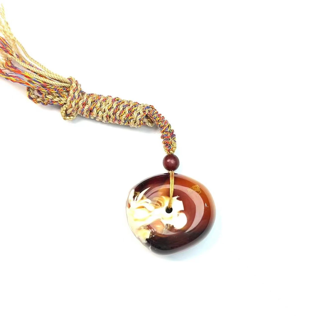 ZX010-天然蜜蜡精美吊坠-36.5*40*19