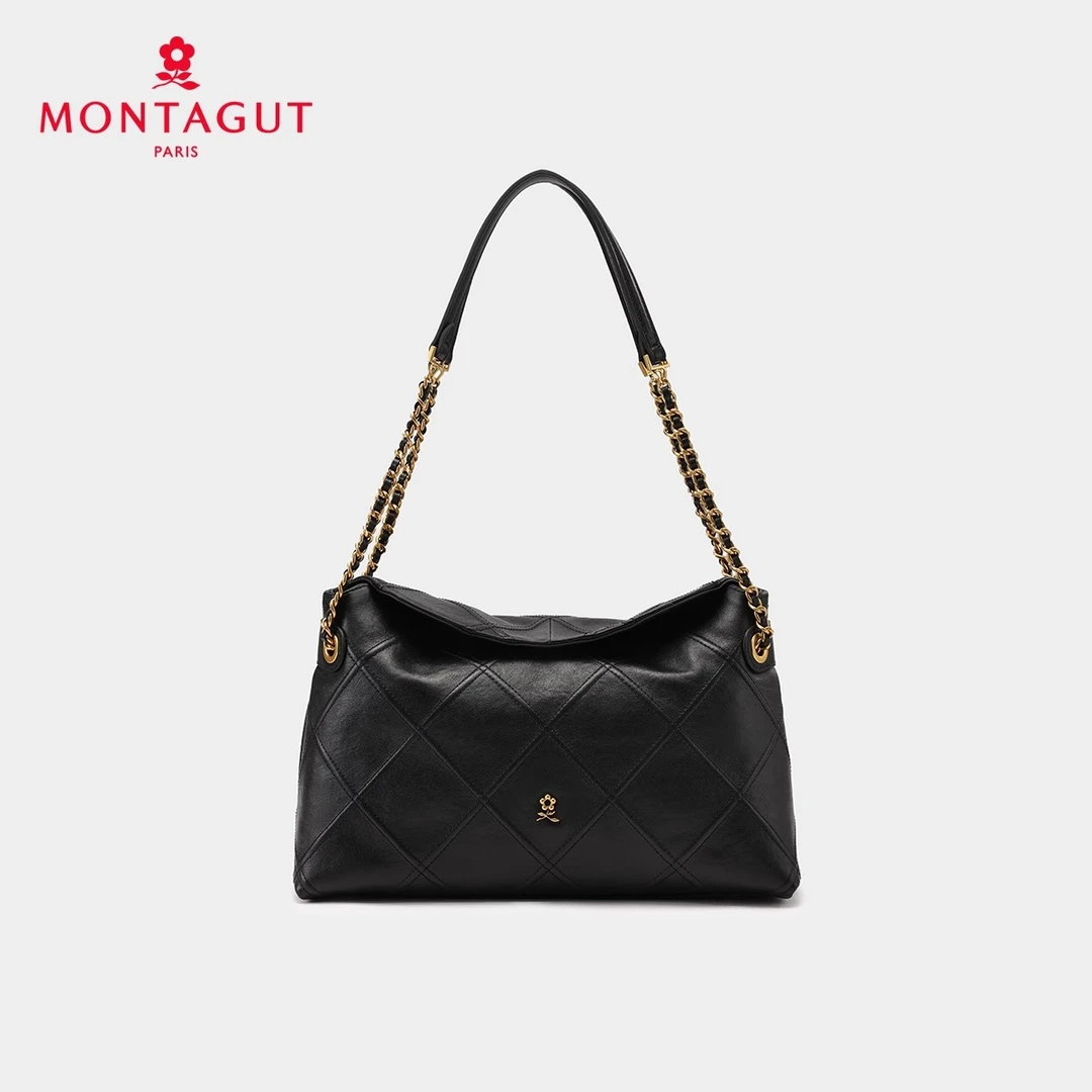 Montagut/梦特娇梦特娇2025新款女式包上班通勤单肩牛皮单肩包