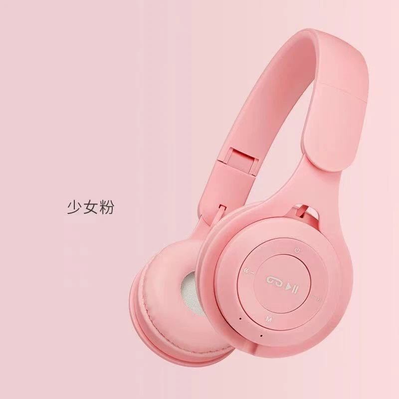 头戴式无线蓝牙耳机 卡通可伸缩音乐耳麦道具手机电脑3c数码家电