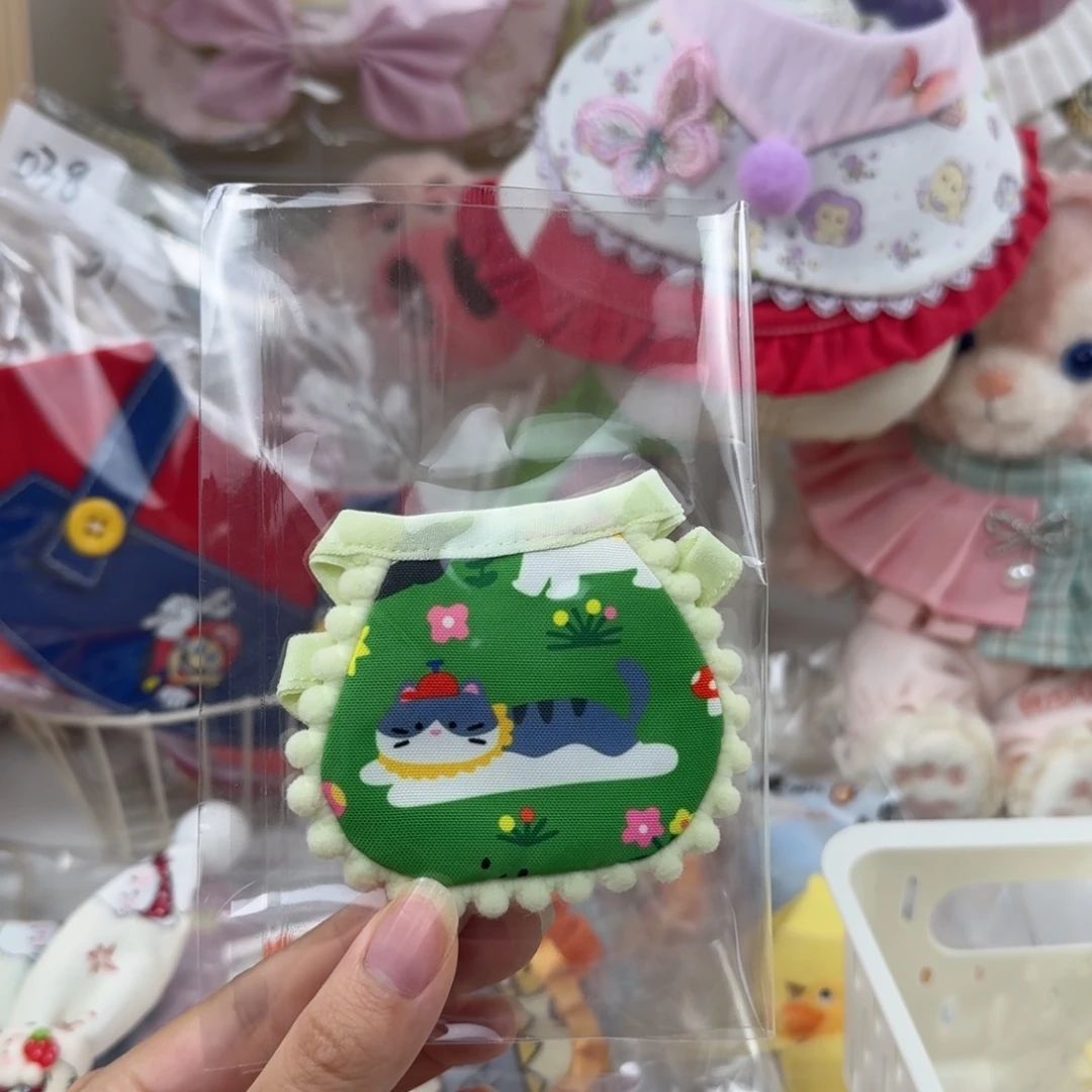 半圆兜兜绿色小猫咪1个