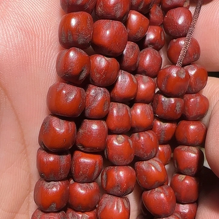 藏区老白香念珠保老漂亮