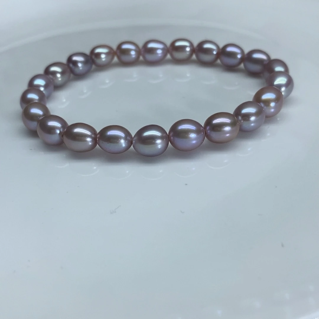 淡水珍珠手链银S925镶嵌