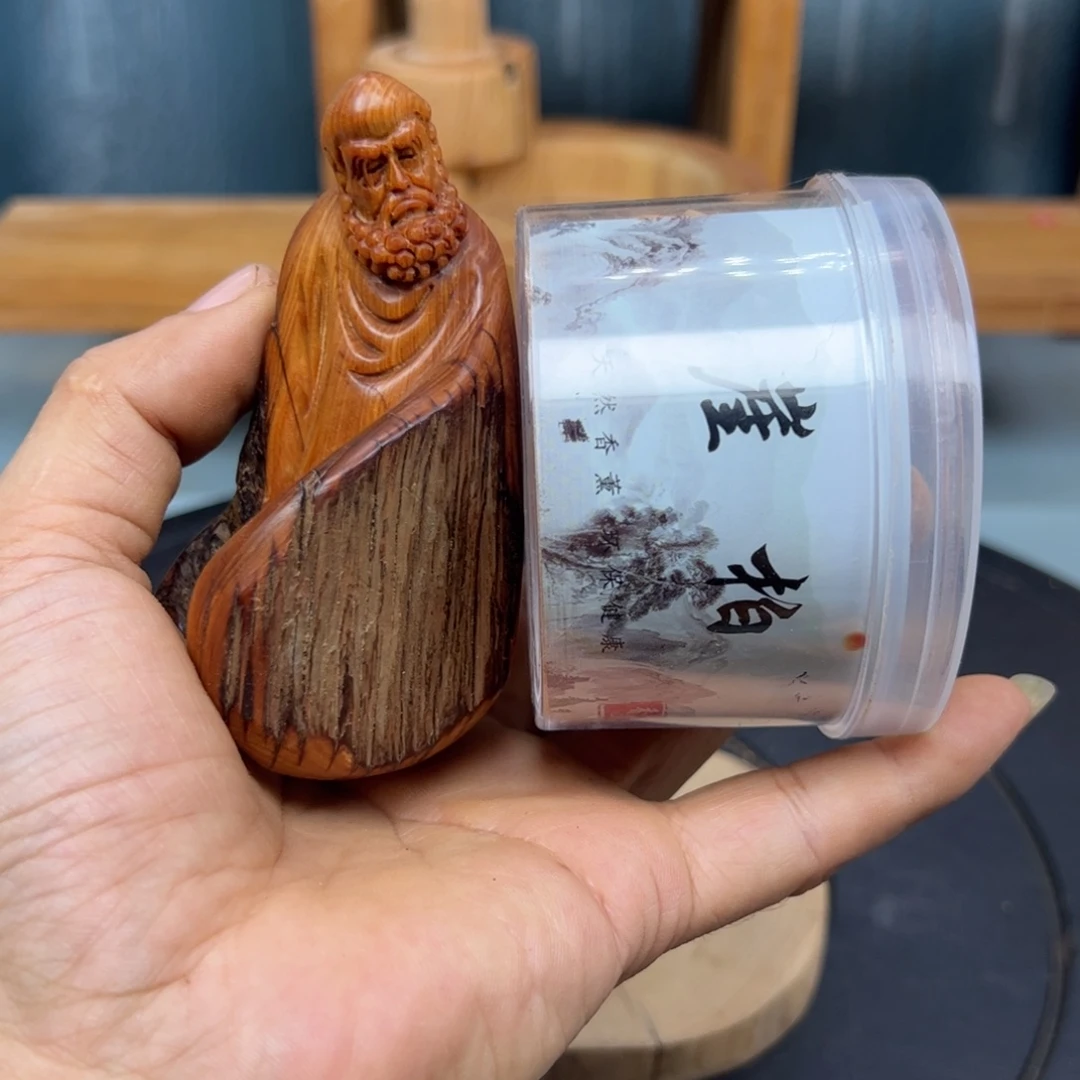 您***好木崖柏2盒倒流香手把件