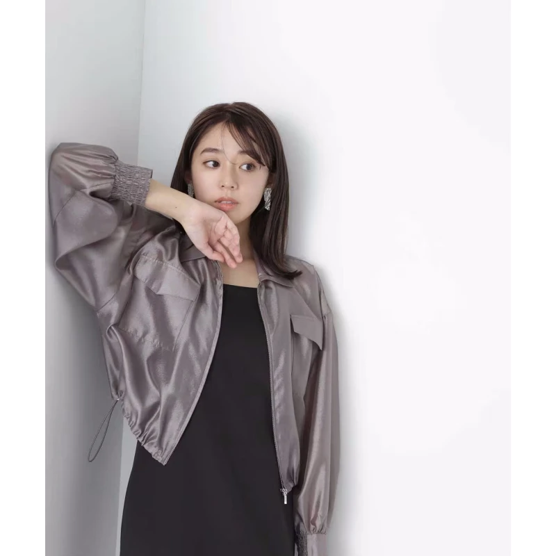 【Montendre】春季新款 N  杂志款 双口袋透视上衣女外套