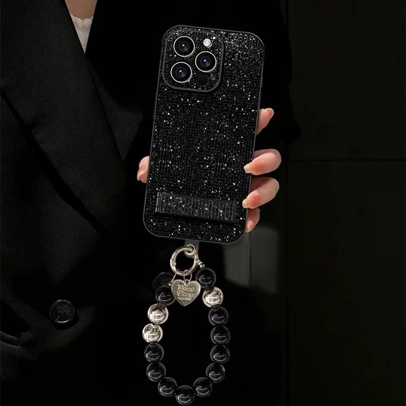 适用于苹果16/14pro闪黑片手机壳13个性网红11/12/15创意流行女款