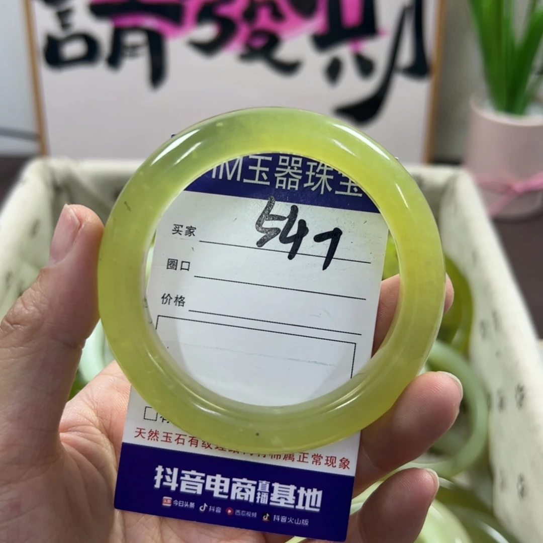 蛇纹石玉手镯未镶嵌686