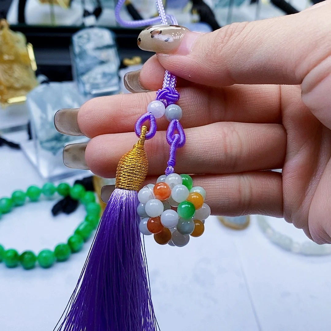 颈饰未镶嵌翡翠翡翠A货