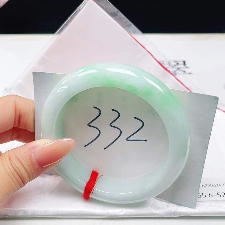 未镶嵌手镯翡翠55+正圈
