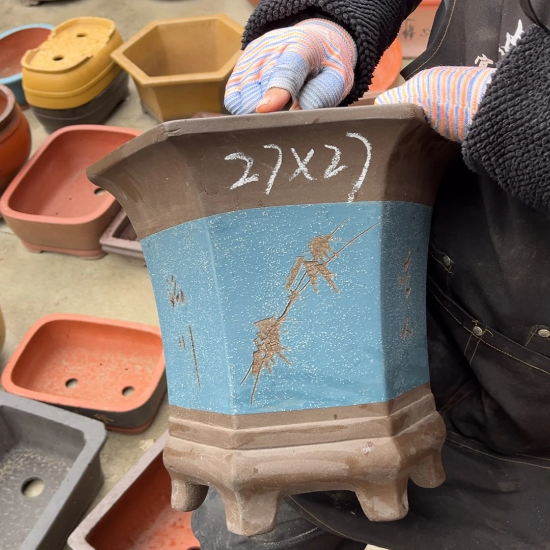 紫砂花盆盆景艺术