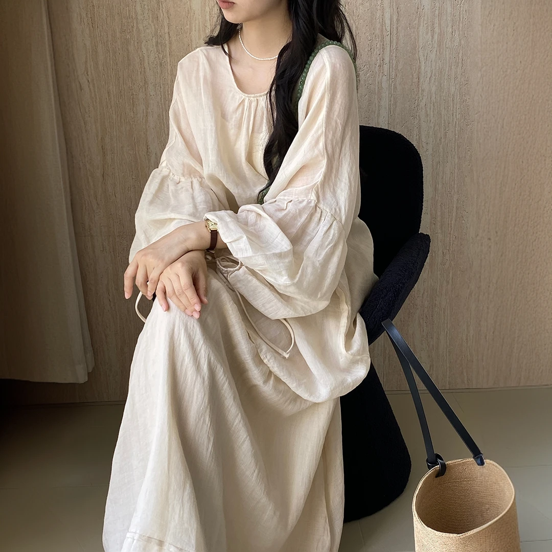 6281#夏季100苎麻套装女装高级感休闲时尚衬衫上衣+半身裙两件套