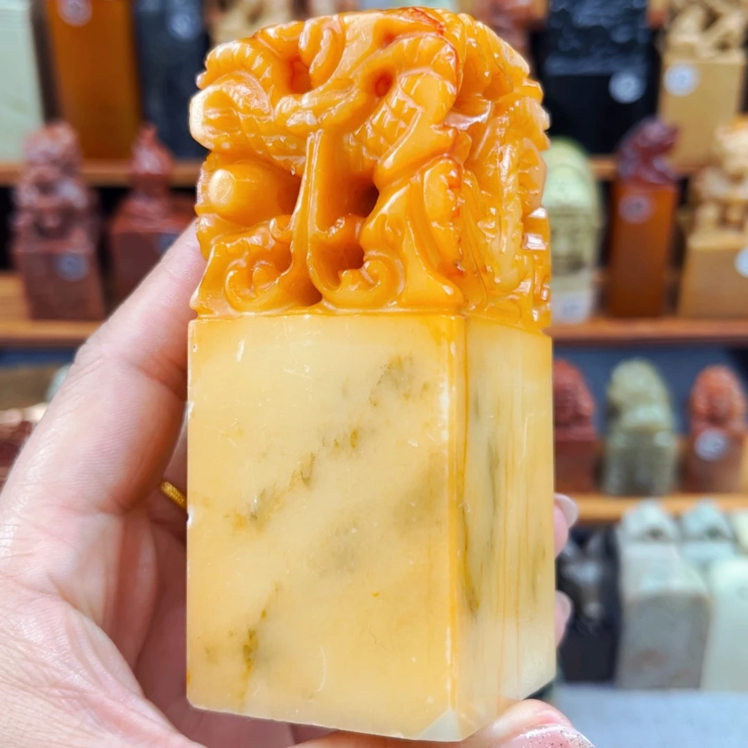 青田石印石闪购商品福利款瑕疵料4*4