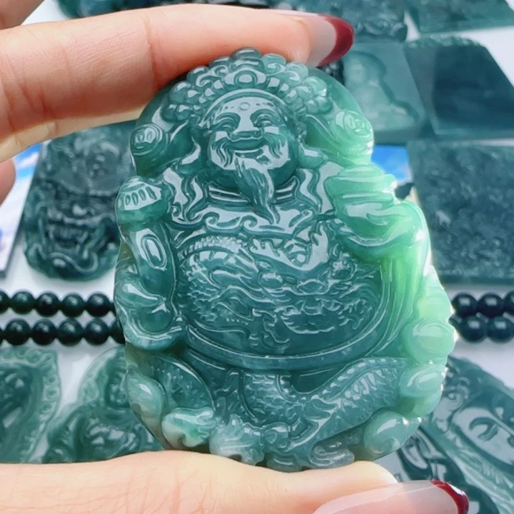 翡翠未镶嵌颈饰多样性发货天然A货翡翠