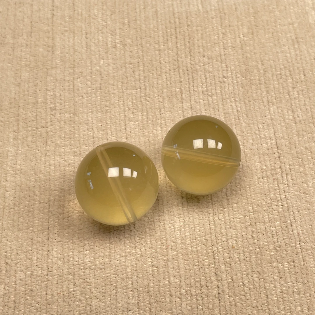 【莫泊桑105】DIY散珠柠檬晶15mm（多样性发其一）