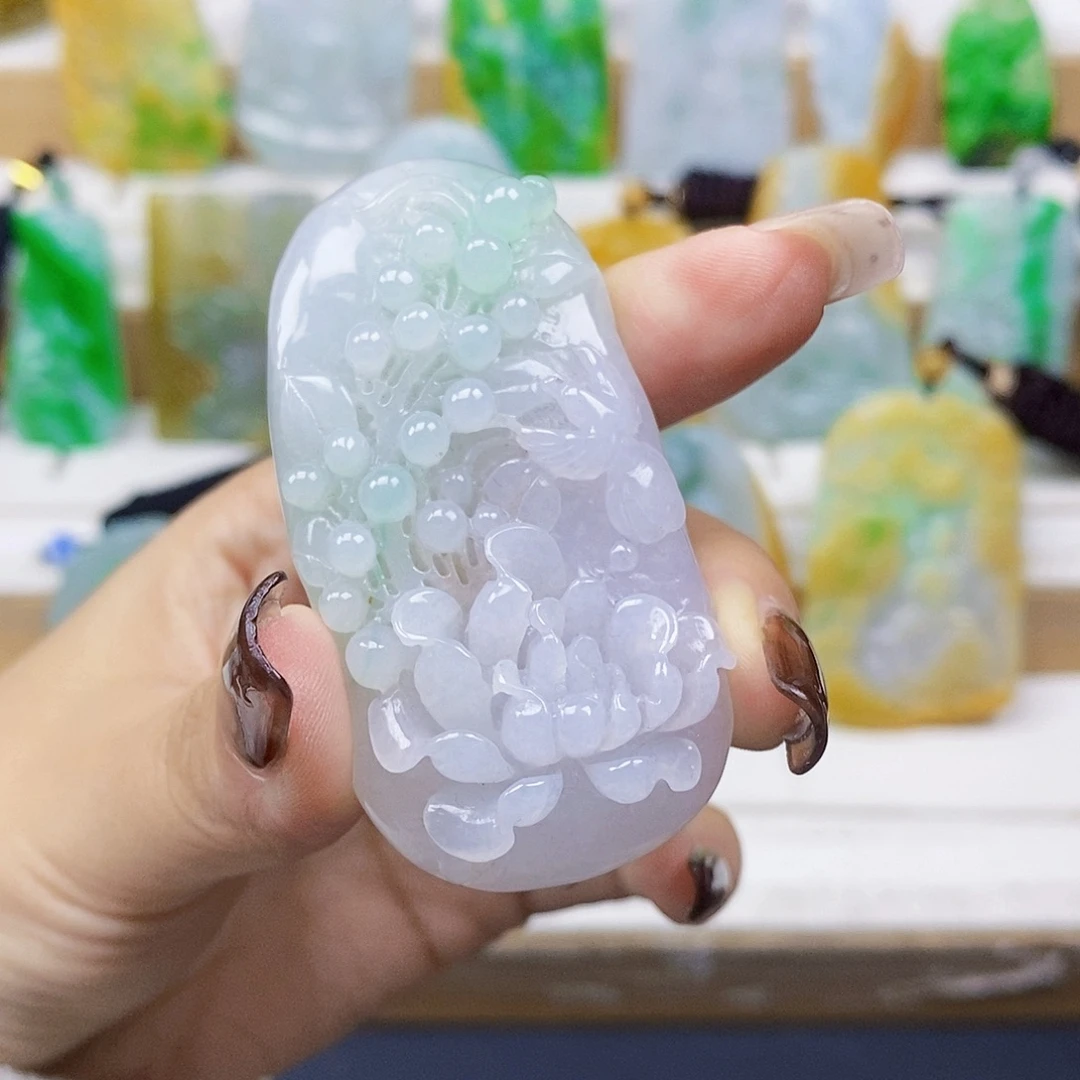 定制翡翠未镶嵌天然翡翠A货