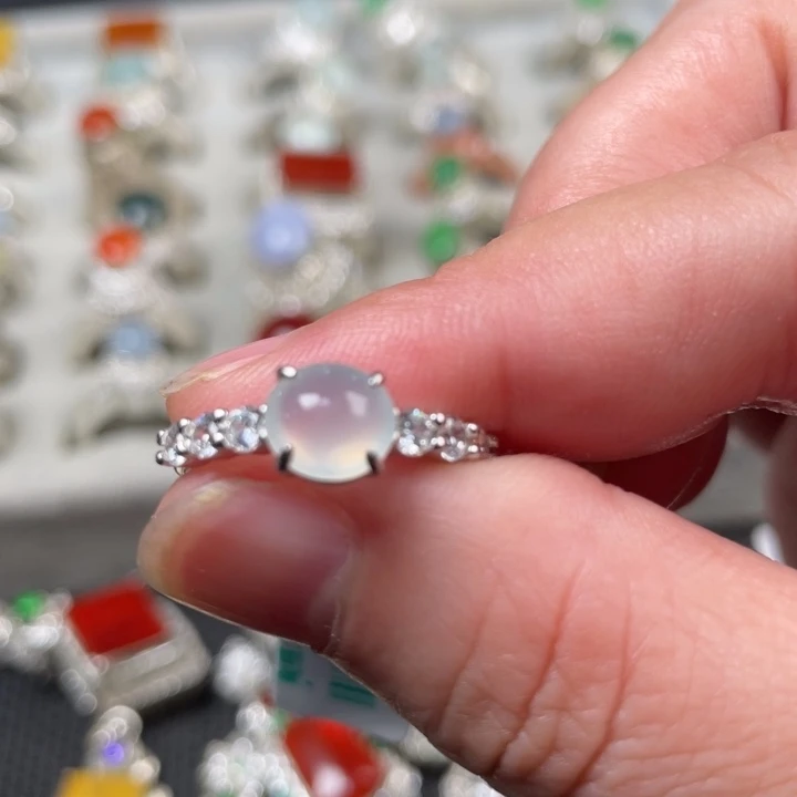 翡翠未镶嵌戒指缅甸天然翡翠