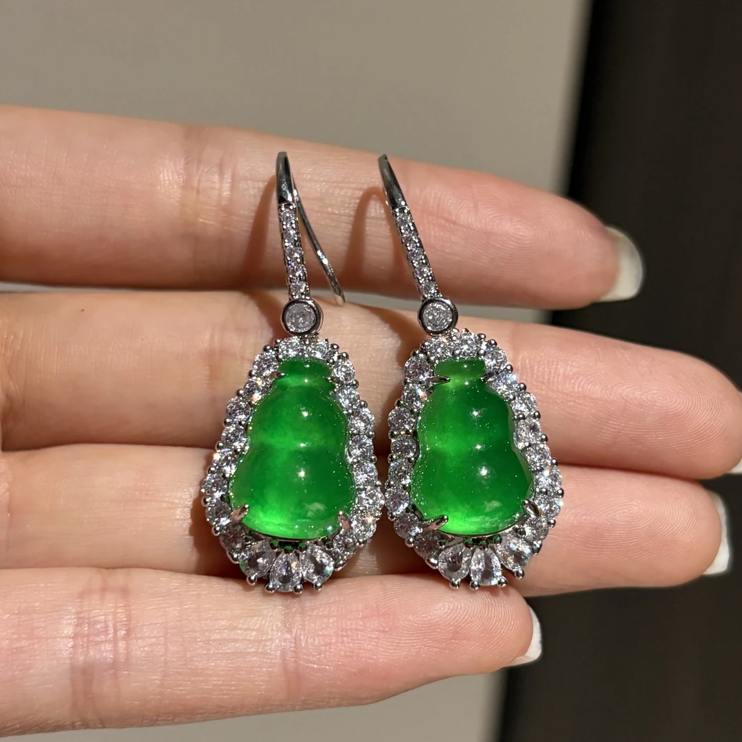 【绚丽多彩】手工镶嵌 耳钩NBJD9999074