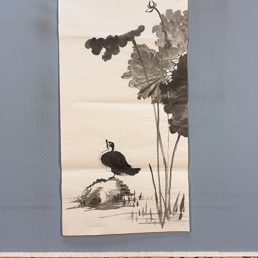 国画375 牡丹仙子和白月光下也