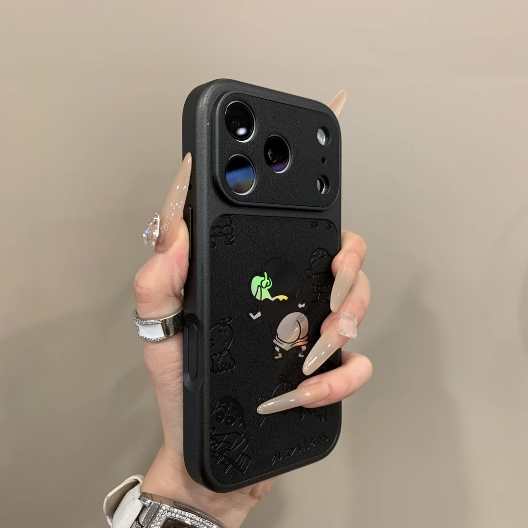 秒变17promax大视窗适用苹果17pro手机壳iPhone17蜡笔小新16pro