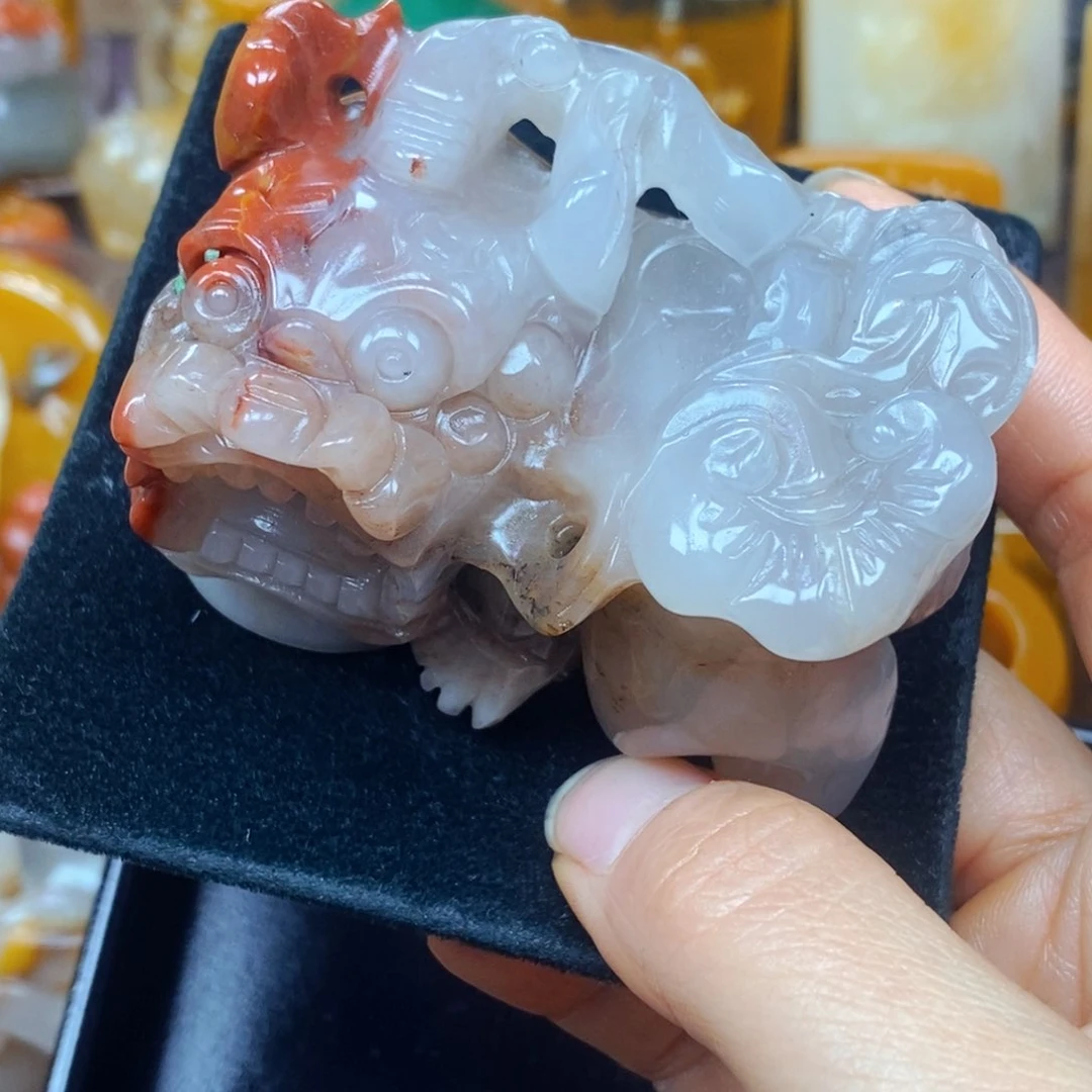 未镶嵌石英质玉（黄龙玉）吊坠(不含链)