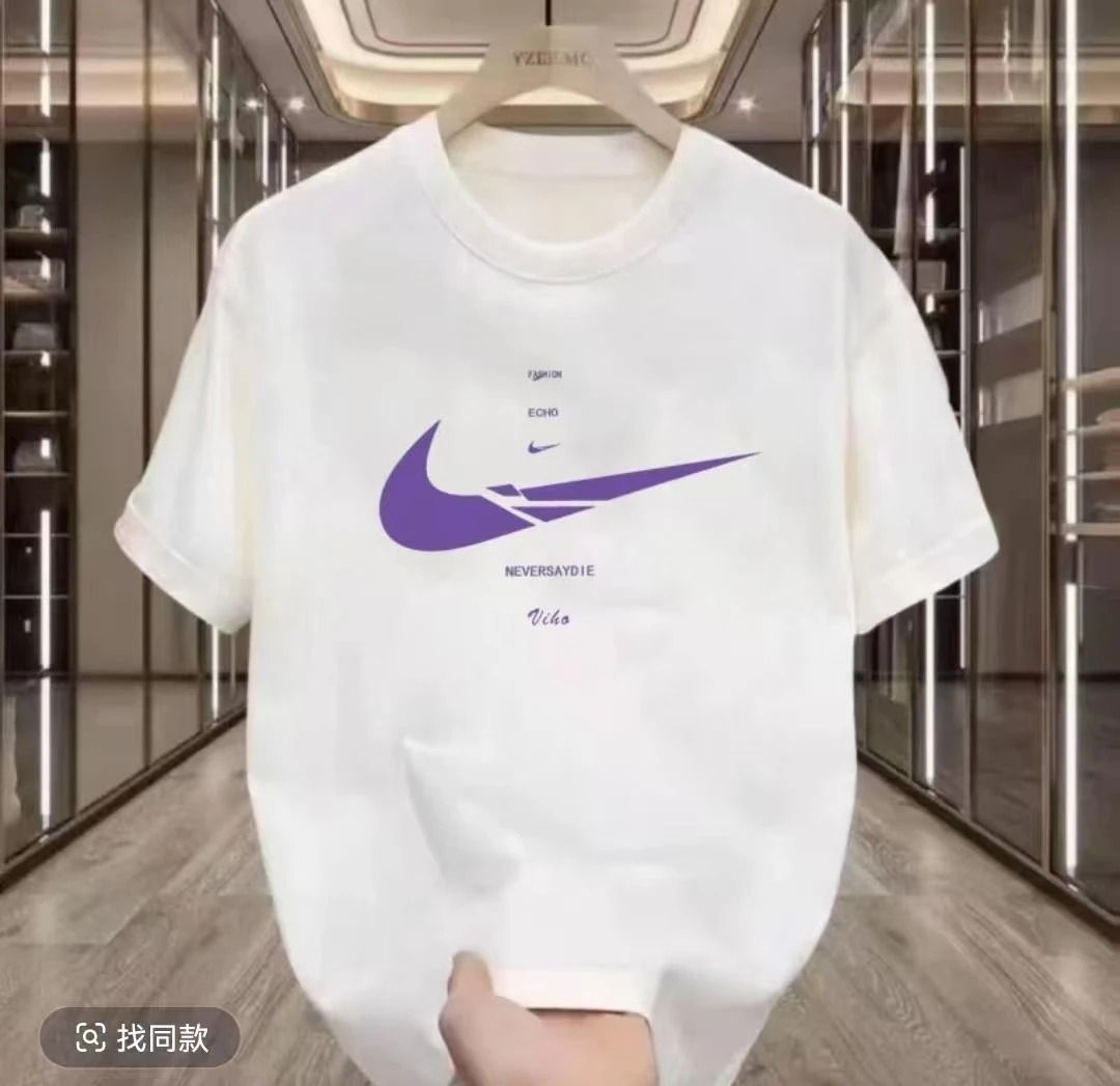 313【一折粉丝福利】潮牌男女同款圆领百搭T恤