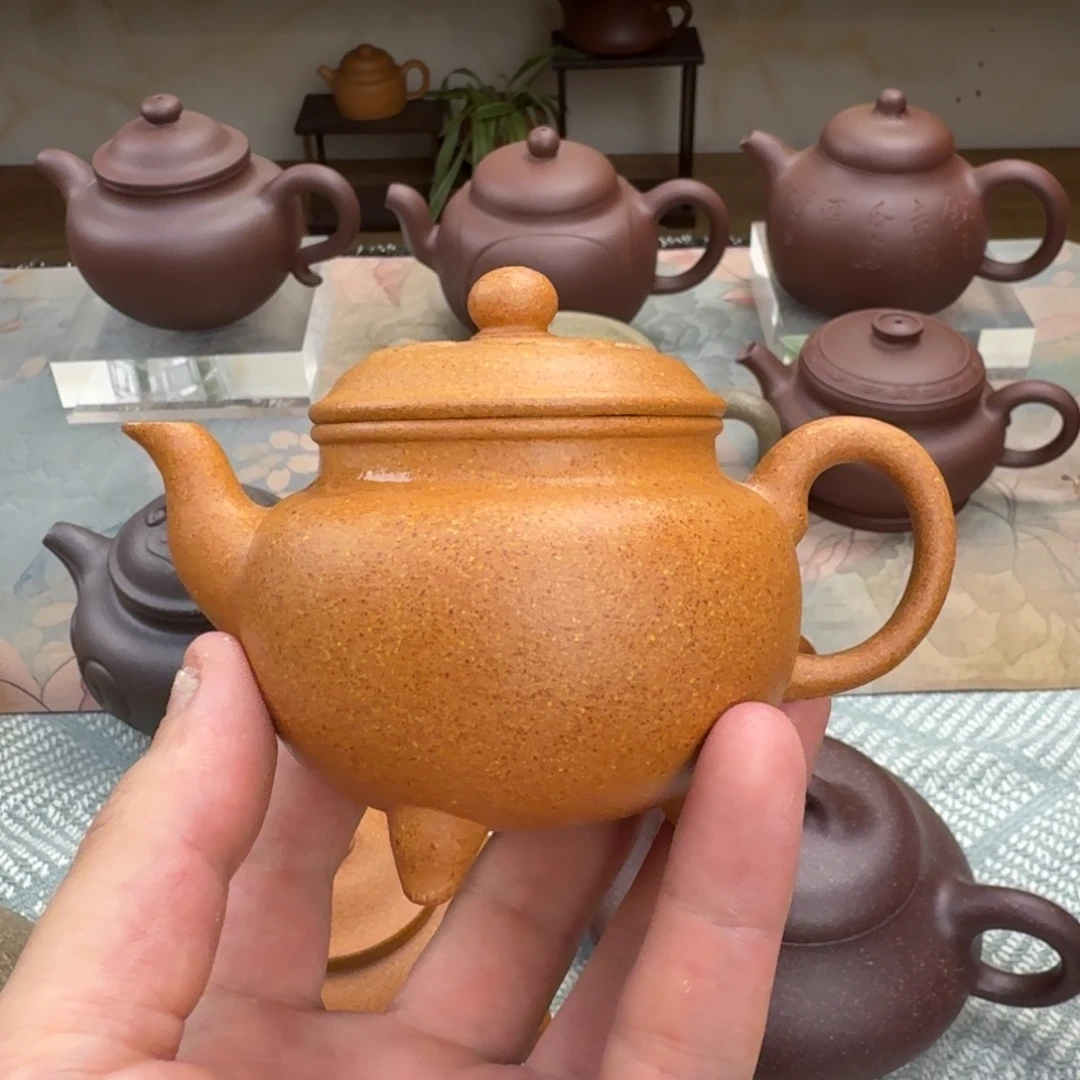 茶壶紫砂微瑕 如意  150cc 有个黑点