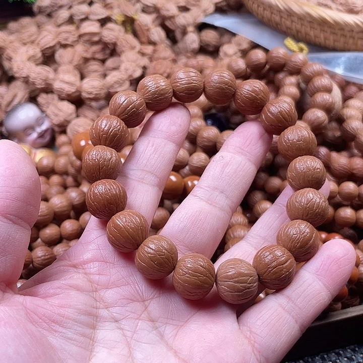 手串猴头核桃1.4同尺聚宝盆