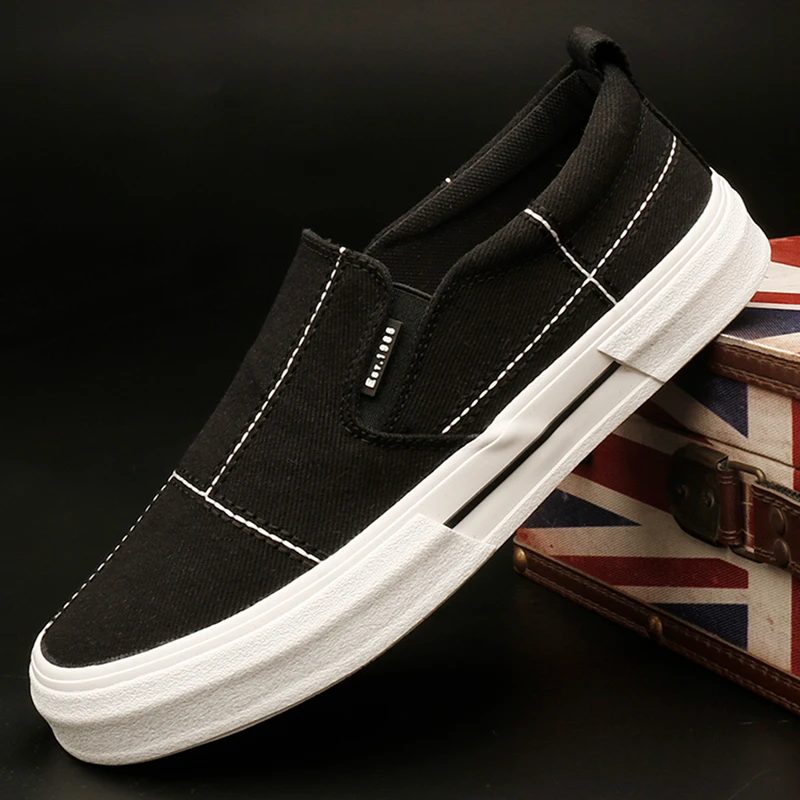 25112 春季男士帆布鞋韩版潮流休闲男鞋薄款潮鞋舒适时尚透气布鞋