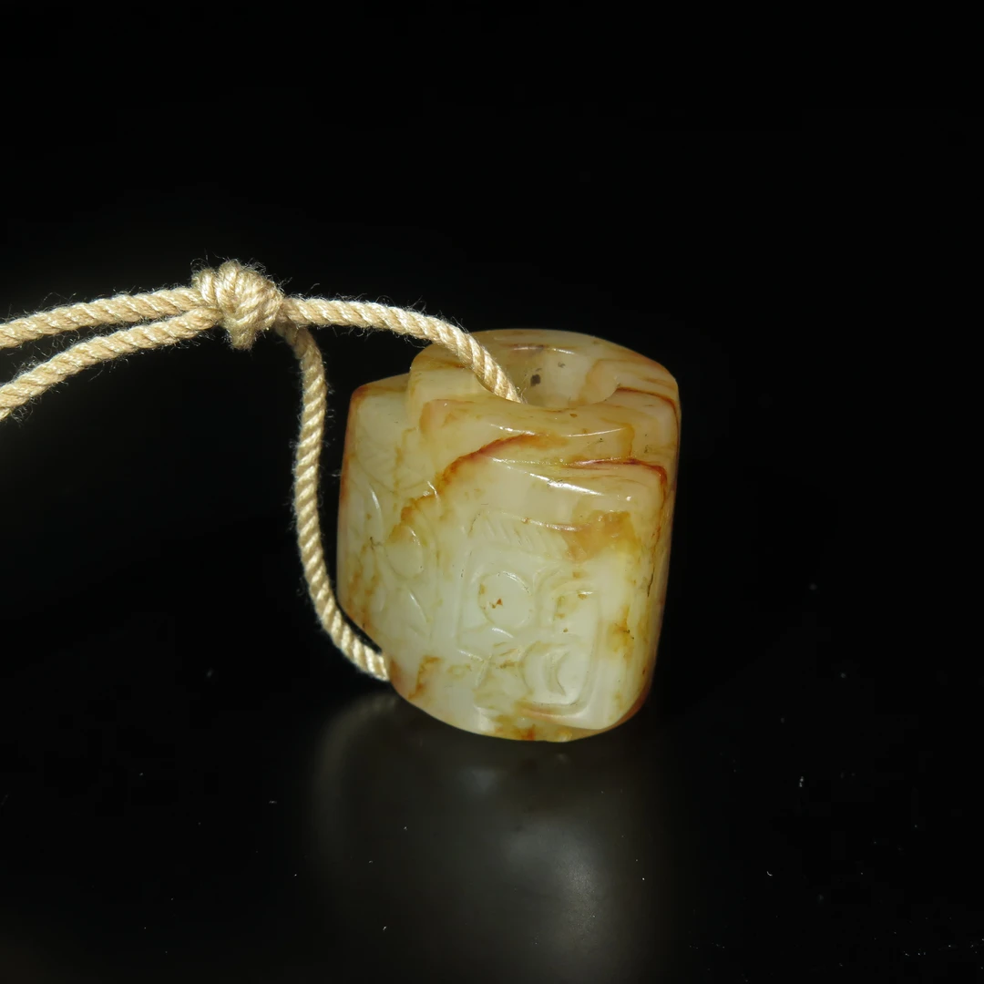 民国琮饰勒子/MZ058336/和田玉/民族文物