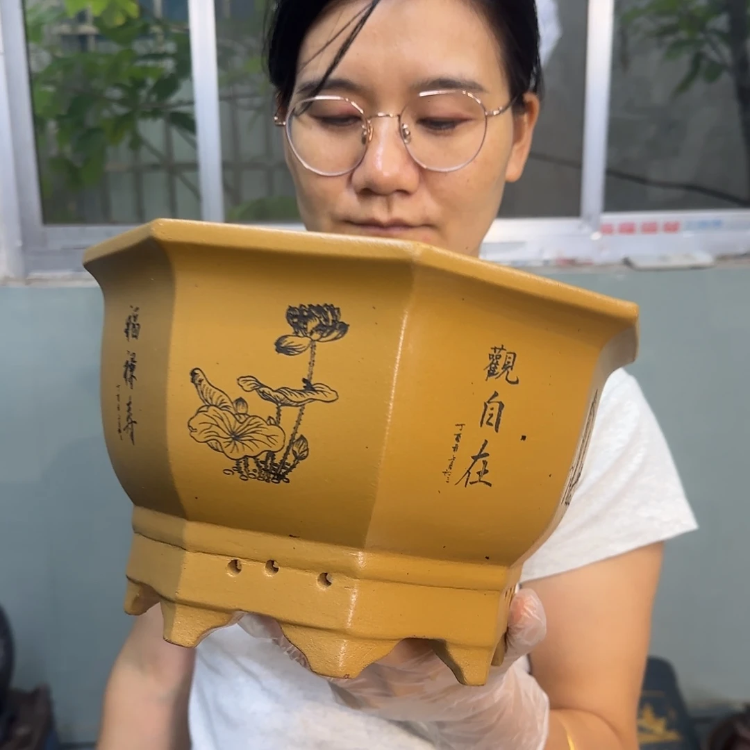 紫砂花盆紫砂口径27