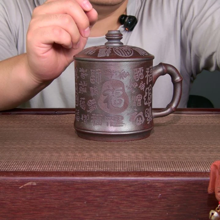 茶杯紫砂高货放漏