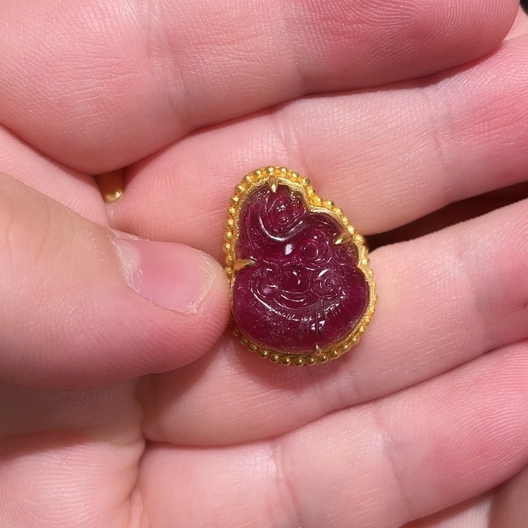 戒指碧玺银S925镶嵌