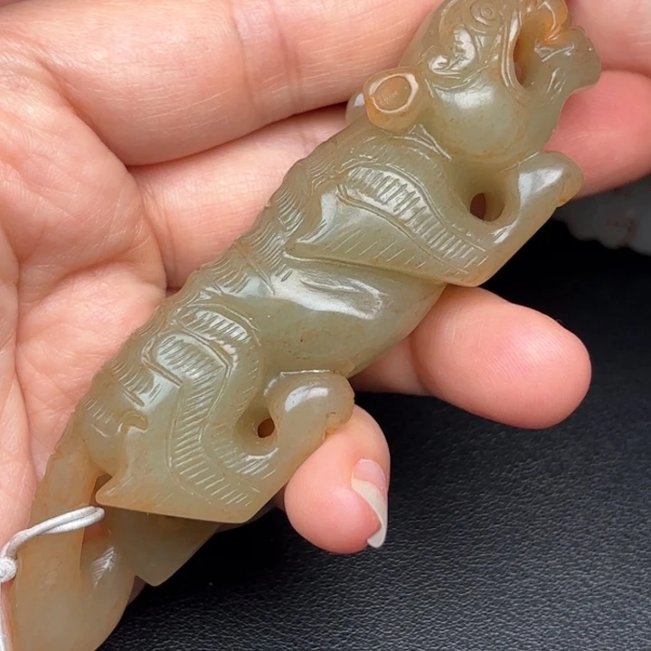 和田玉未镶嵌挂件畅****械