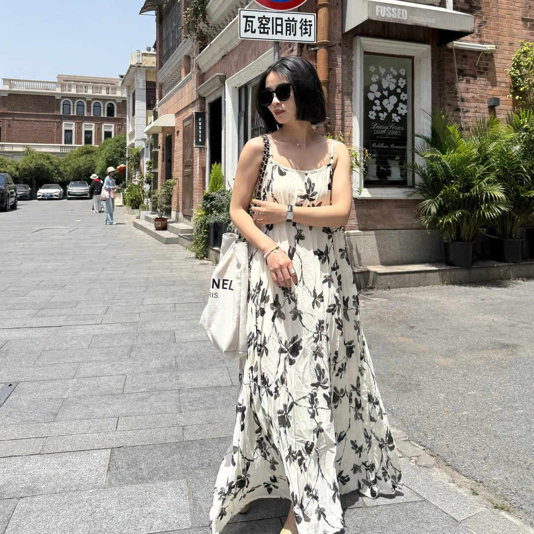 宸渡新款《旅行背心吊带裙》8623#